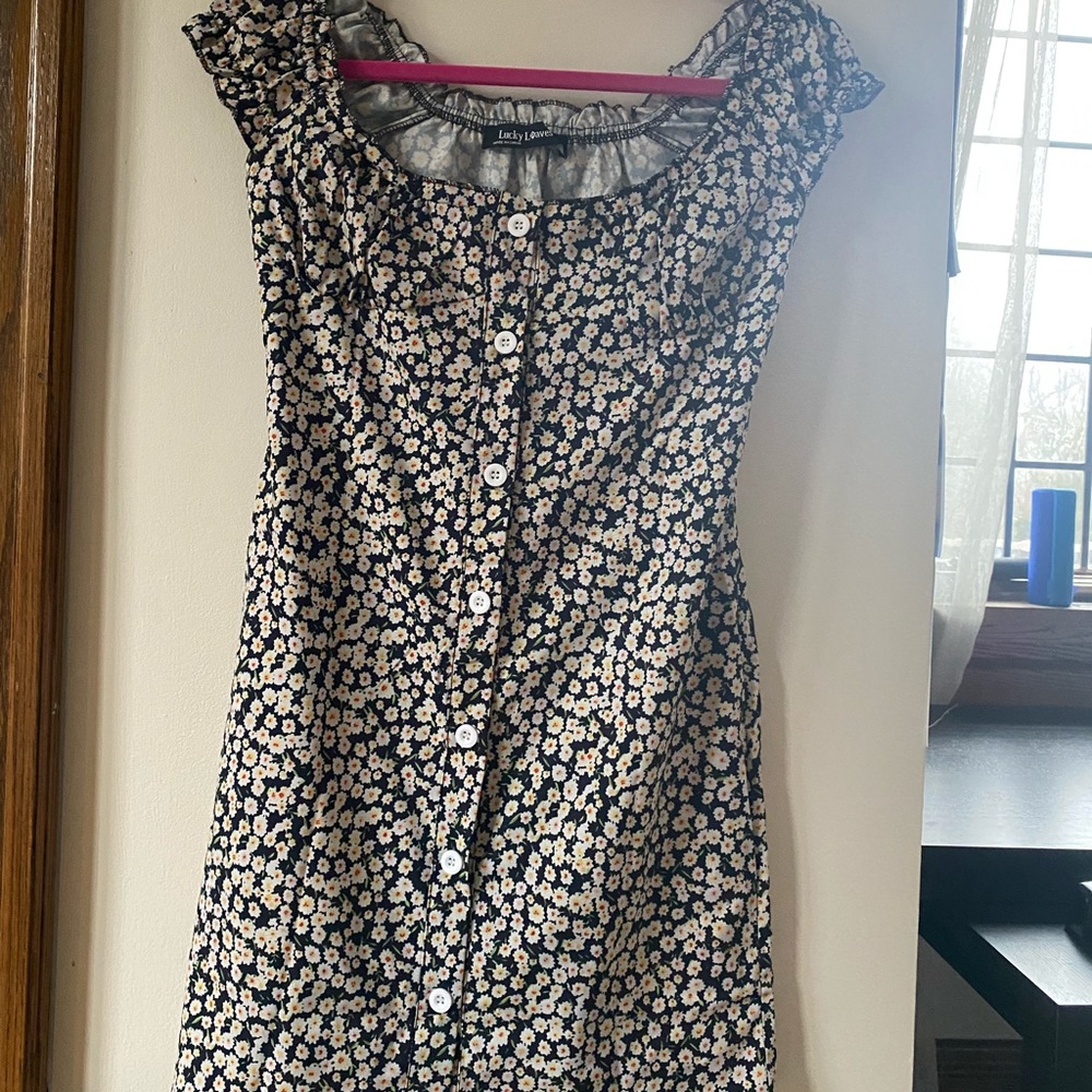 Flower Mini Dress